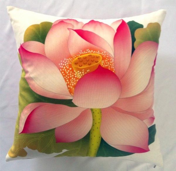 Artículos de almohada con estampado 3D de árbol, rosa, paisaje de flores, decoración de fiesta, funda de almohada de boda para sofá