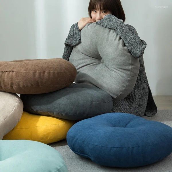 Almohada de algodón japonés futón salón de la sala de estar del dormitorio del dormitorio de la almohadilla de la almohadilla espesa