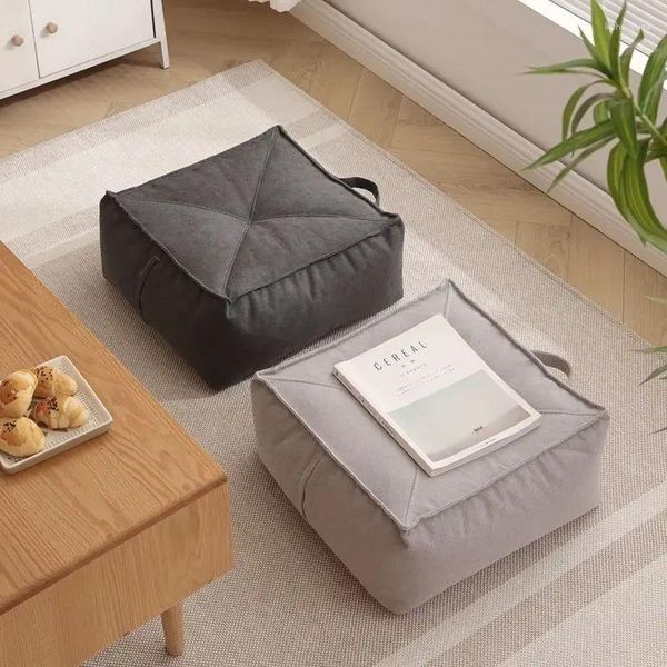 Almohada japonesa de tatami futon salón sábana taburete piso dormitorio balcón balcón mesa de café