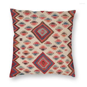 Almohada antigüedad kurca turca kilim portada de arte étnico 40x40 decoración del hogar