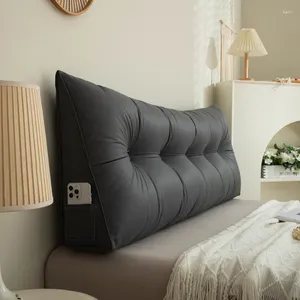 Grand oreiller esthétique de luxe S rectangulaire pour enfants, siège rétro, corps en peluche, chambre à coucher, inclinable, décor de chambre Mofada
