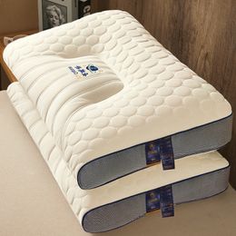 Almohada Almohada de látex almohada cilíndrica de caucho natural para uso doméstico ayuda a dormir 230406