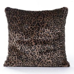 Oreiller léopard tigre imprime taie d'oreiller Animal tacheté imprimé Polyester couverture jeter décor à la maison taie d'oreiller
