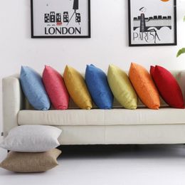 Funda de almohada de lino, funda cuadrada para sofá, dormitorio, 30x50, 40x40, 45x45, 40x60, 50x50, 55x55, 60x60cm