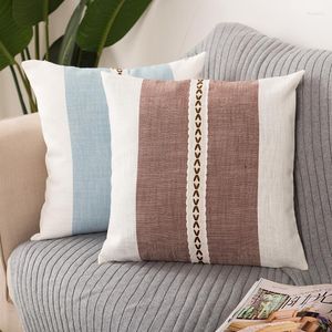 Kussenlinnen deksel marine Europese mediterrane stijl kleur bijpassende woningdecoratie voor sofa bed Company Throw