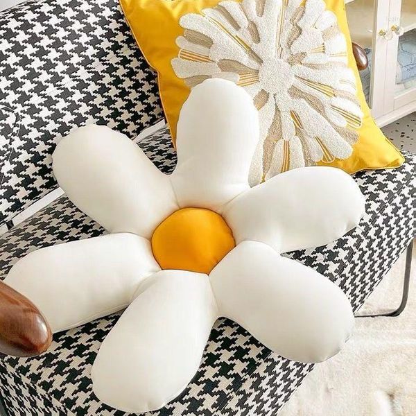 Oreiller Little Daisy Flower Car Throw Sofa Sunflower Chair Oversized