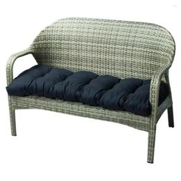 Oreiller chaise longue meubles de jardin doux épaissir banc extérieur antidérapant élastique confortable tapis de siège housse pour