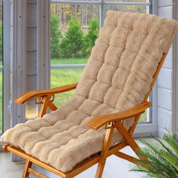 Chaise longue de coussin de siège de chaise longue d'oreiller pour le jardin de plage 15.7x39.4 pouces