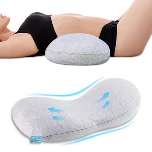 Soporte lumbar de almohada Cachón de espalda Forma de maní de trigo sarraceno para alivio del dolor inferior