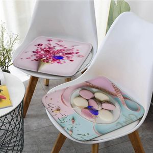 Kussen Macaron Donuts Snoep Bloem Ijs Ronde Kruk Pad Patio Thuis Keuken Stoel Zitkussens Bank 40x40cm