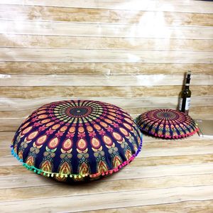 Kussen mandala decoratieve hippie pouf kussensloop vloeromslagen zitplaatsen meditatie gooi s deksel