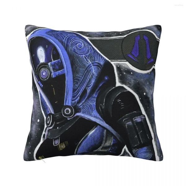 Pillow Mass Effect Tali Zorah Casas de almohadas para el sofá Susts Custom Po