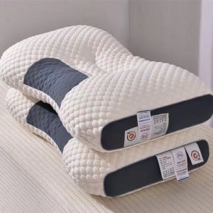 Almohada de Masaje Ortopédico para Dormir para el Cuello Alivio del Dolor Corporal Protección Masajeador Tracción Almohada Travesseiros 230626