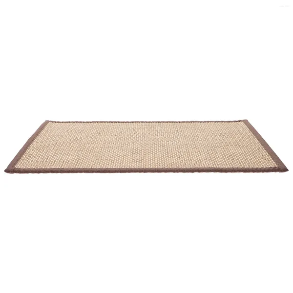 Tapis d'oreiller pour s'asseoir sur le sol, sièges tissés, bambou S, méditation d'été, enfant d'intérieur