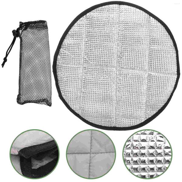 Estera de almohada para Picnic, silla redonda para exteriores, estadio, portátil, de espuma, plegable, flexible, para acampar, sentarse y gatear, campamento para niños