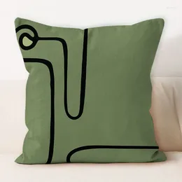 Pillow Matcha Green Nordic Style Throw