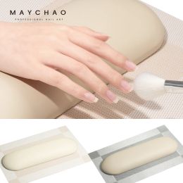 Almohada Maychao PU Palm Soft Hand 4 Colores Manicura Manicura Mesa RESTA PVC Cushón de almohada de almohada Rusia Herramienta de almohada de manicura