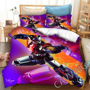 Kussen Mazinger Z 3D geprinte beddengoedset dekbedoverdeksels kussensloop kussenslopen dekbed quilt cover (US/EU/AU -maten)