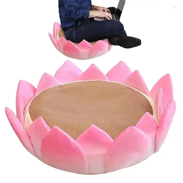 Plate-oreille de méditation de style lotus s pour adultes siège en forme de yoga canapé paresseux doux