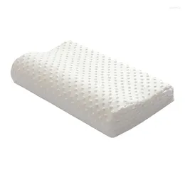 Almohada Memoria Espuma Ropa de cama 50 / 30 cm Protección del cuello Rebote lento En forma de maternidad para dormir Almohadas ortopédicas