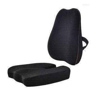 Oreiller mousse à mémoire de forme chaise de bureau soutien siège soulagement de la pression S oreillers de voiture coussin de Massage orthopédique