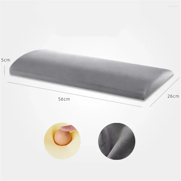 Almohada de espuma viscoelástica, almohadas ortopédicas para ropa de cama, soporte lumbar para cintura y espalda con núcleo lavable para mujeres embarazadas