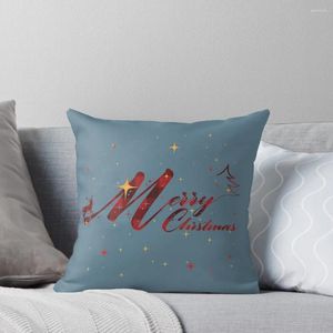 Pillow Merry Christmas Cadeaux Throw Sofa S Cover Luxury Luxury Decorative Covers