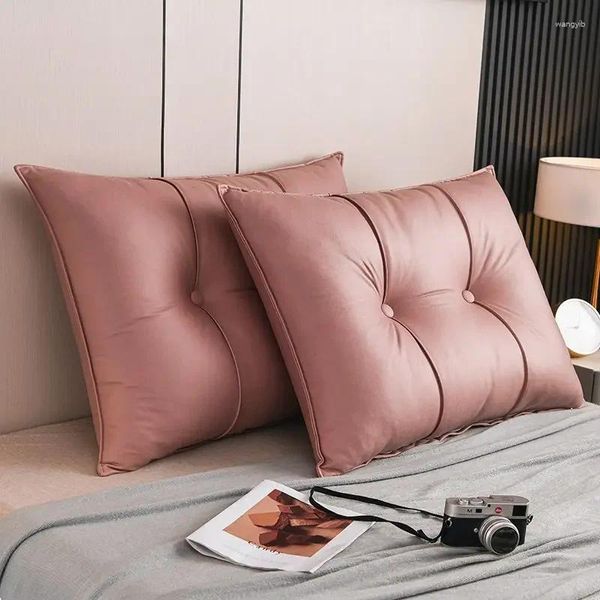 Almohada Reposacabezas moderno para la protección de la cintura de la cabeza Relax Dormir Tatami Respaldo Tecnología de decoración de tela