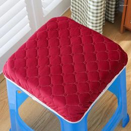 Almohada Silla de hogar de estilo simple moderno suave cómodo espesar taburete cuadrado escuela el cubierta anti sucia