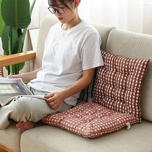 Oreiller chaise à rayures modernes usure résistante Extra Soft épais lavable tampon de siège à manger à manger.