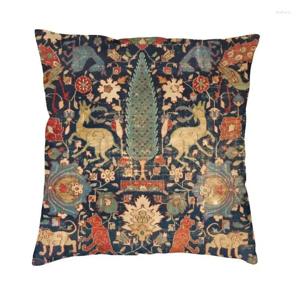 Oreiller moderne Vintage tissé tapisserie couverture canapé Antique bohème ethnique persan tapis décoration de la maison
