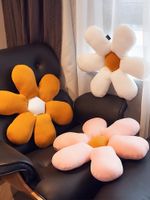 Oreiller morandi couleur fleurs dos décoratif pour canapé-lit chaise baie fenêtre girly décoration intérieure douce
