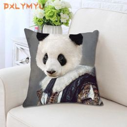 Oreiller M. Animal Imprimé vintage 45 45 cm Soft Decorative S Home Decordin thewcase Soupt Soupa Sofa No Inner Core