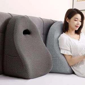 Almohada cabezal de cama multifuncional cintura de respaldo grande jugando con teléfonos móviles en la cama sofá tatami bolso suave