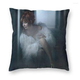 Kussen Mylene Farmer Cover 45x45cm Home Decor 3D Printing Gooi voor auto Dubbelzijdig