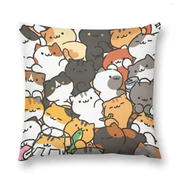 Oreiller Neko Atsume Throw Couvure de couvre-couverture de luxe décorative décorative