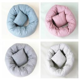 Kussen pasgeboren babyfotografie poseren kussen assistst rekwisieten studio sofa mand spul nest accessoires set fotoshoot baby assistent