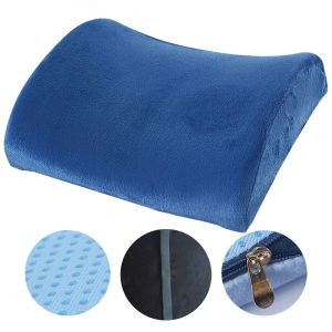 Kussen Nieuwste Highresilience Memory Foam Cushion Lumbar Back Support Cushion Relief Pillow for Office Home Car Travel Booster Seat