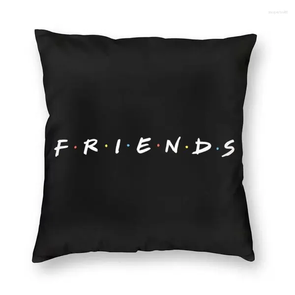 Almohada Nordic Friends Cita divertida Funda de sofá Terciopelo TV Show Case Decoración del dormitorio