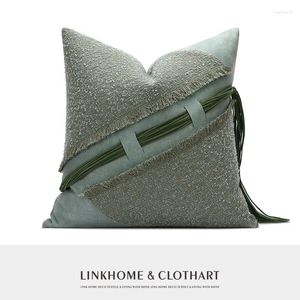Oreiller Nordic Ins Cover 45x45cm cmmade carré chaise extérieure s oreiller ornemental pour canapé salon décor