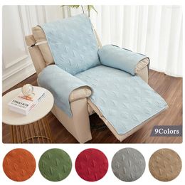 Kussen-Noordse houtstijl Recliner Sofa Cover Anti-Wear Anti Slip Couch Wasbare fauteuil voor huisdieren Kinderen