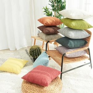 Oreiller nordique minimalisme couleur coton coton coton canapé canapé couvertures oreillers décoratifs couverture de décoration intérieure