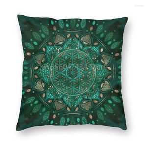 Kussen -Noordse stijl Bloem van Life Dot Art Cover 45x45 Home Decor 3D Printing Mandala Geometrische patroonworp voor bank