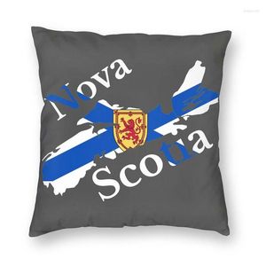 Kussen Nova Scotia Vlag Kaart Cover Dubbelzijdig afdrukken van Canada Vloerhoes voor woonkamer Kussensloop Home Decor
