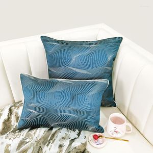 Kussen oem aangepaste jacquard cover sofa decoratieve snij fluwelen worp line luxueuze kussensloop van de fabrieksprijs