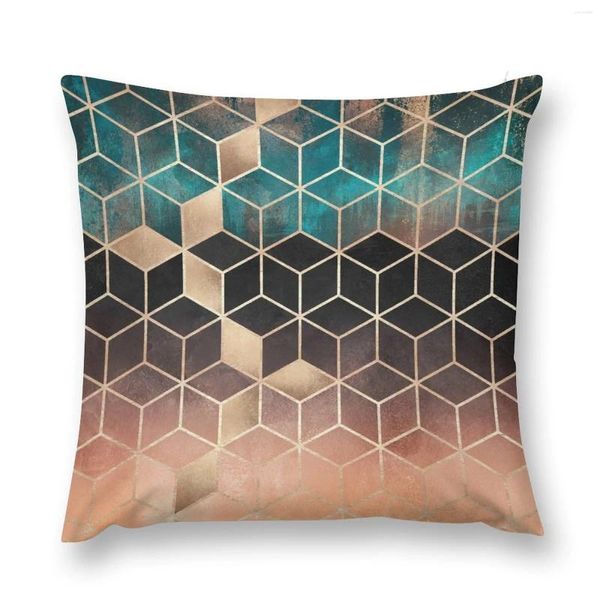 Oreiller Ombre Dream Cubes Jeté Canapé S Housse