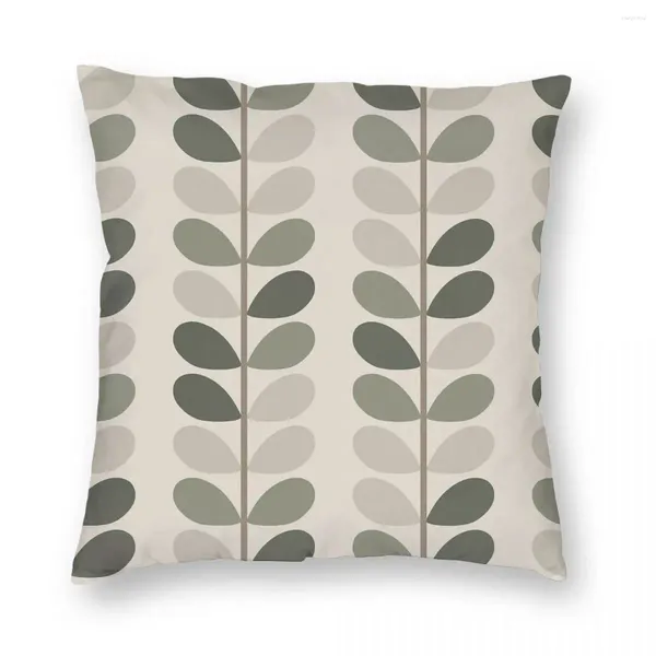 Almohada Orla Kiely Flores retrocasa de almohada de almohada Tapa de tela estampada Caso de tiro de regalo Hogar al por mayor 40 cm