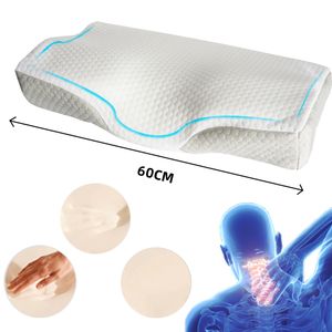 Almohada Almohada ortopédica Almohada viscoelástica Almohada de cuello de rebote lento Almohada ergonómica Memoria en forma de mariposa Memoria cervical relajante 230214