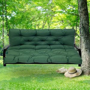 Banco de almohada al aire libre S Swing impermeable para muebles para la almohadilla del asiento en el hogar Sofá grueso