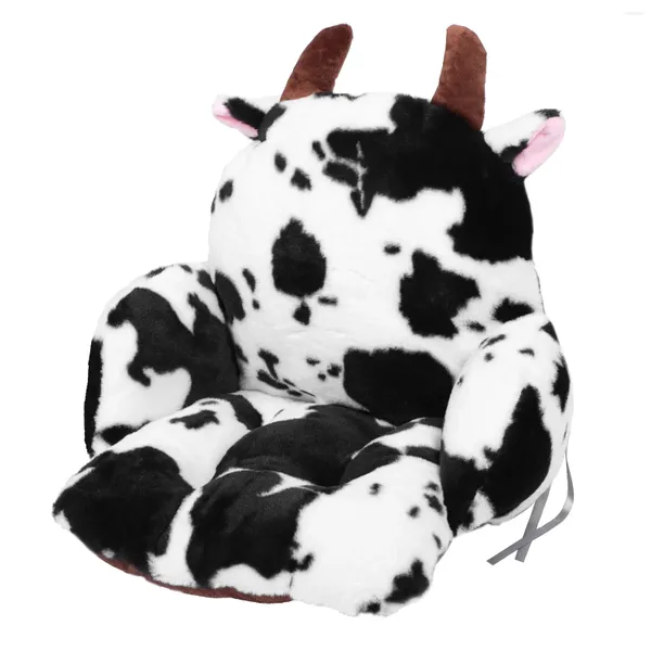 Oreiller extérieur vache dossier enfant enfants oreillers de sol chaise mignonne PP coton coussin de siège